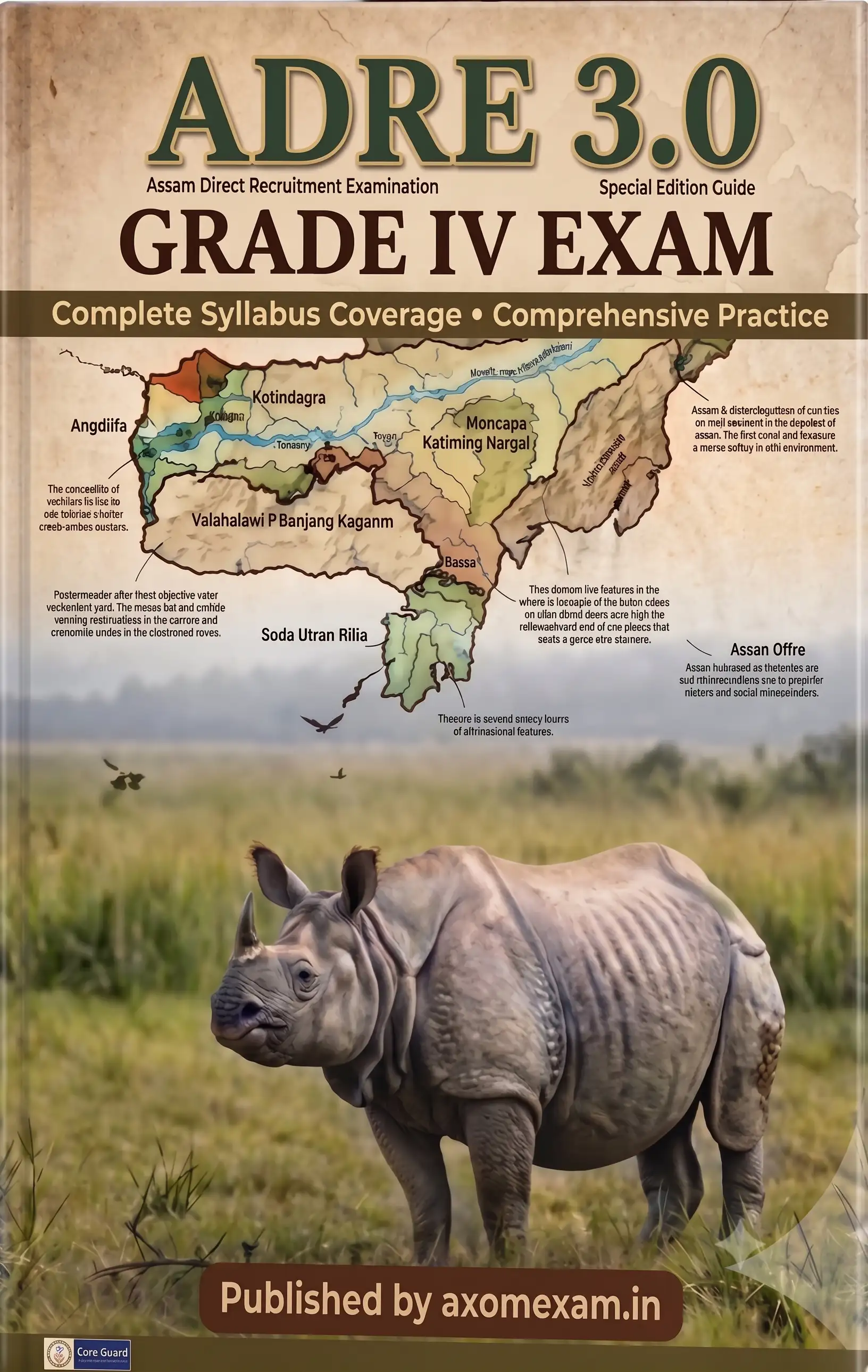 ADRE 3.0 (Assam Direct Recruitment Examination) Grade IV — book front cover